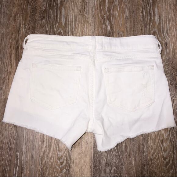 DL1961 Renee Cutoff Denim Shorts in Alpine White Size 25 EUC - Picture 6 of 14